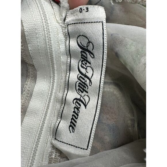 VTG Richilene Neiman Marcus Beaded Multicolor Ball‎ Gown Size 0-3 - Picture 12 of 16